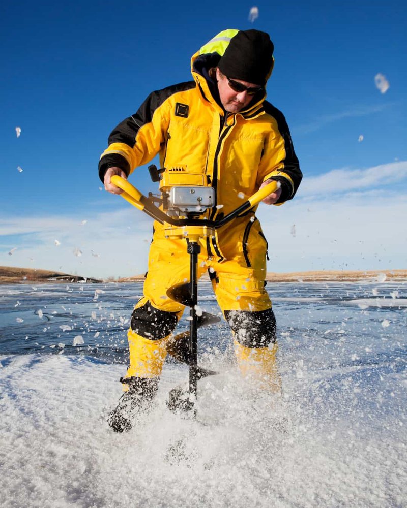 Ice fishing in United Kigdom